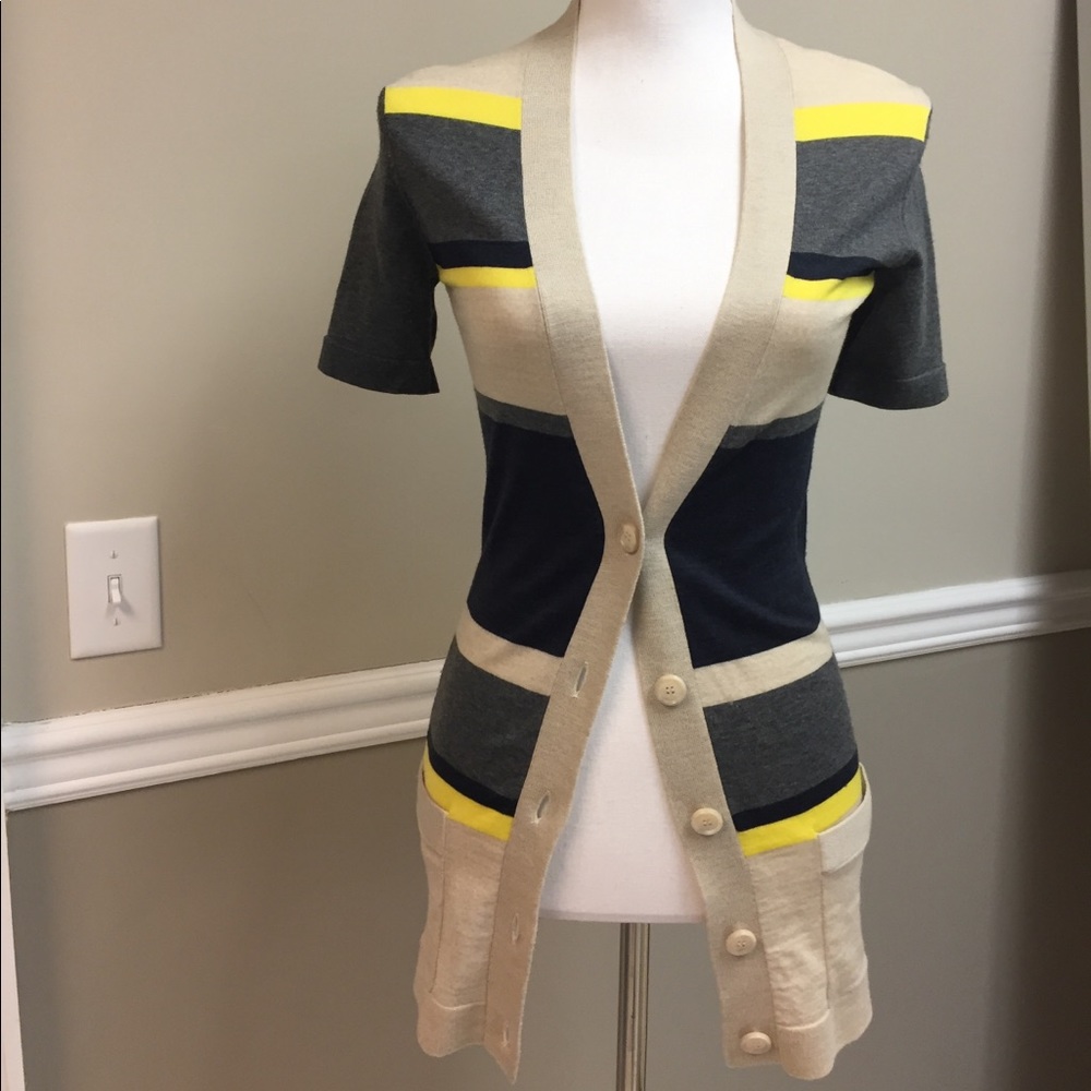 Theory short sleeve cardigan